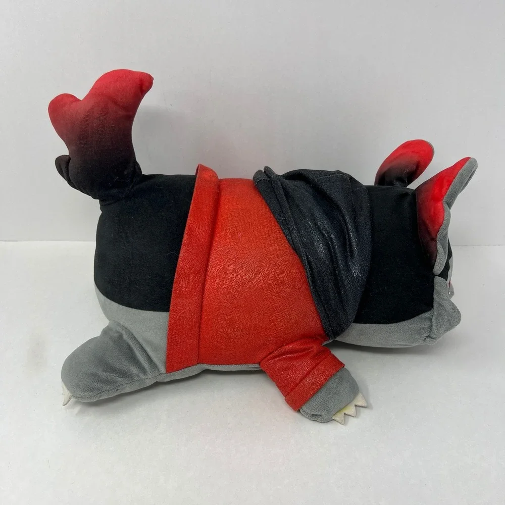 Aphmau MeeMeows Ultima Aaron Cat Plush 11 Inch Red Black Mystery Catface Wolf
